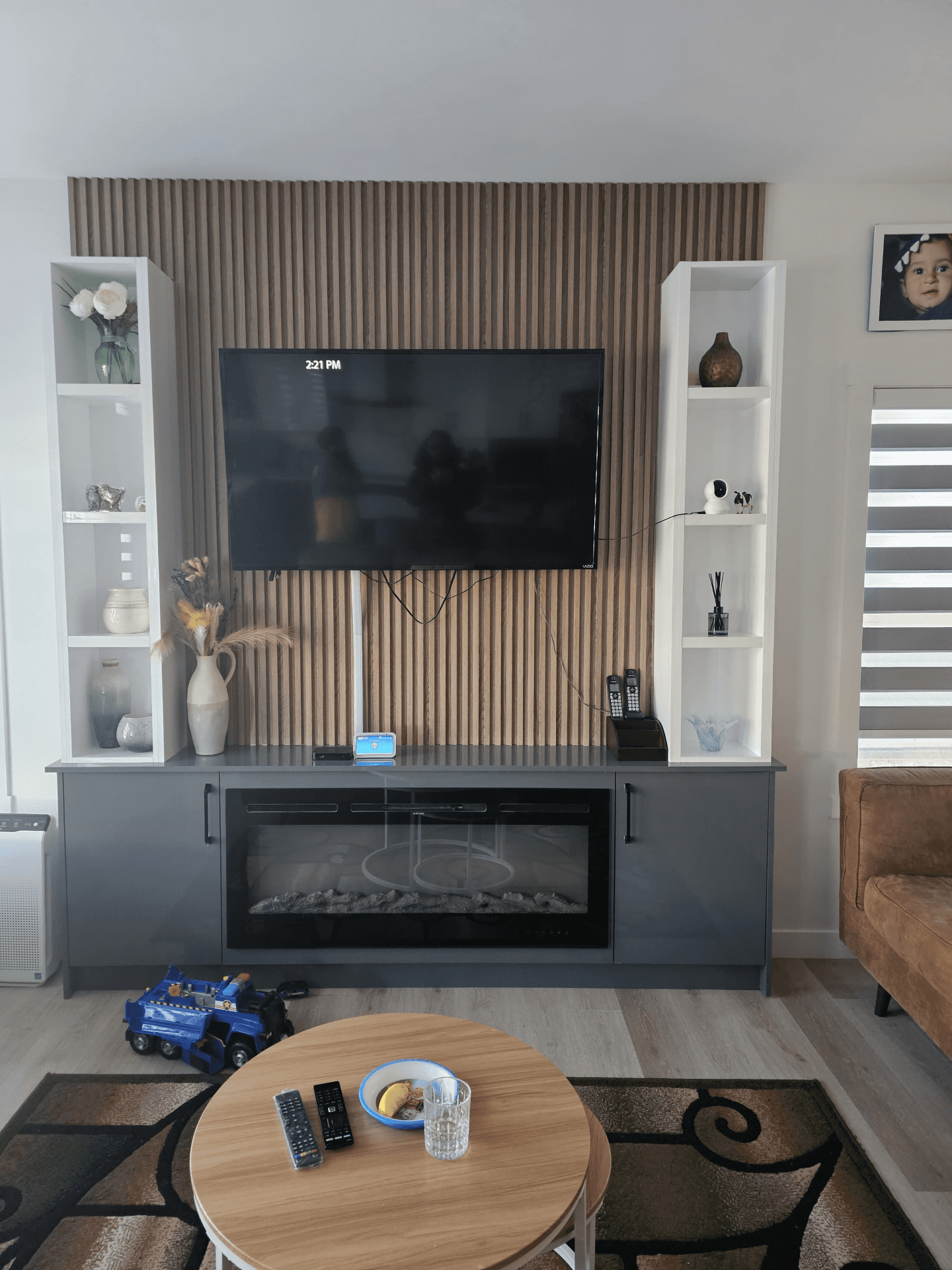 Modern Wooden Media Wall for a Sleek and Stylish Home - Luxe Kitchen Cabinets