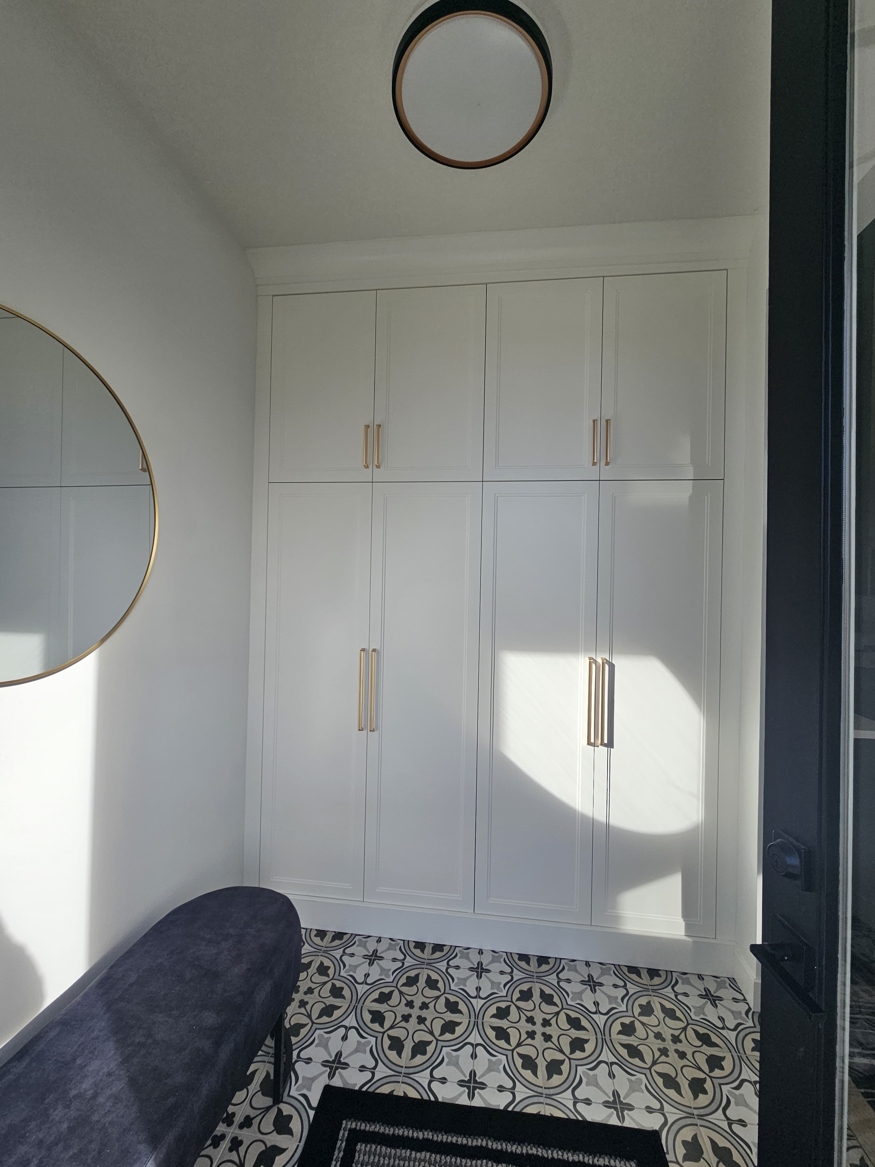 Bright and Airy White Closet - Luxe Kitchen Cabinets